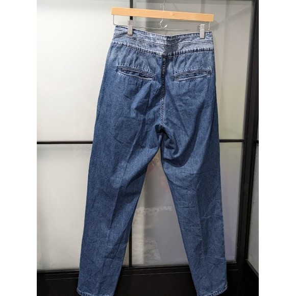 Blanknyc | Pleated Tapered Trousers balloon Straight Leg Jeans vintage sz 27 - Picture 2 of 6